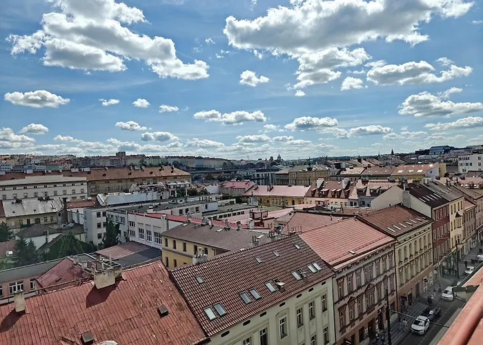 Lägenhet Penthouse With Terrace Prag
